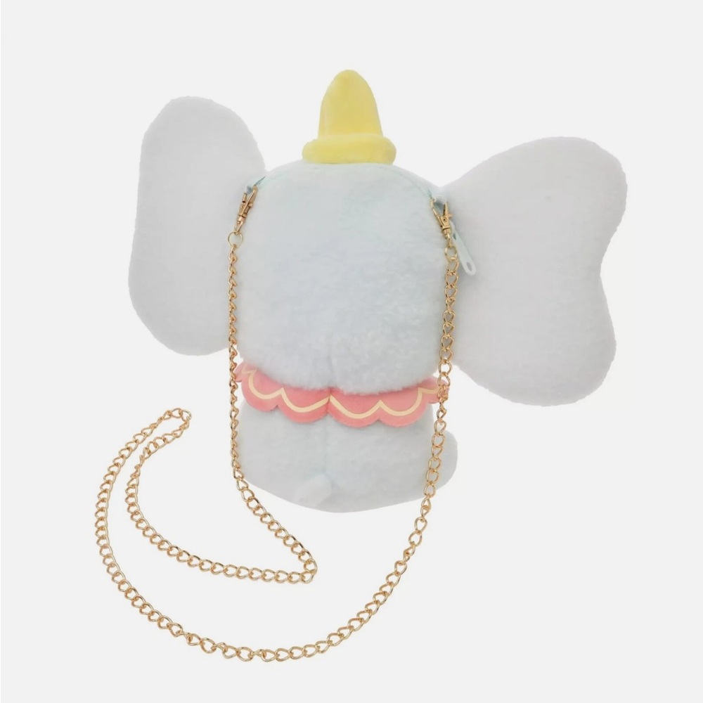 BNWT Disney Store Japan Dumbo Plush pochette pouch - chain not included🥳 - Picture 4 of 8